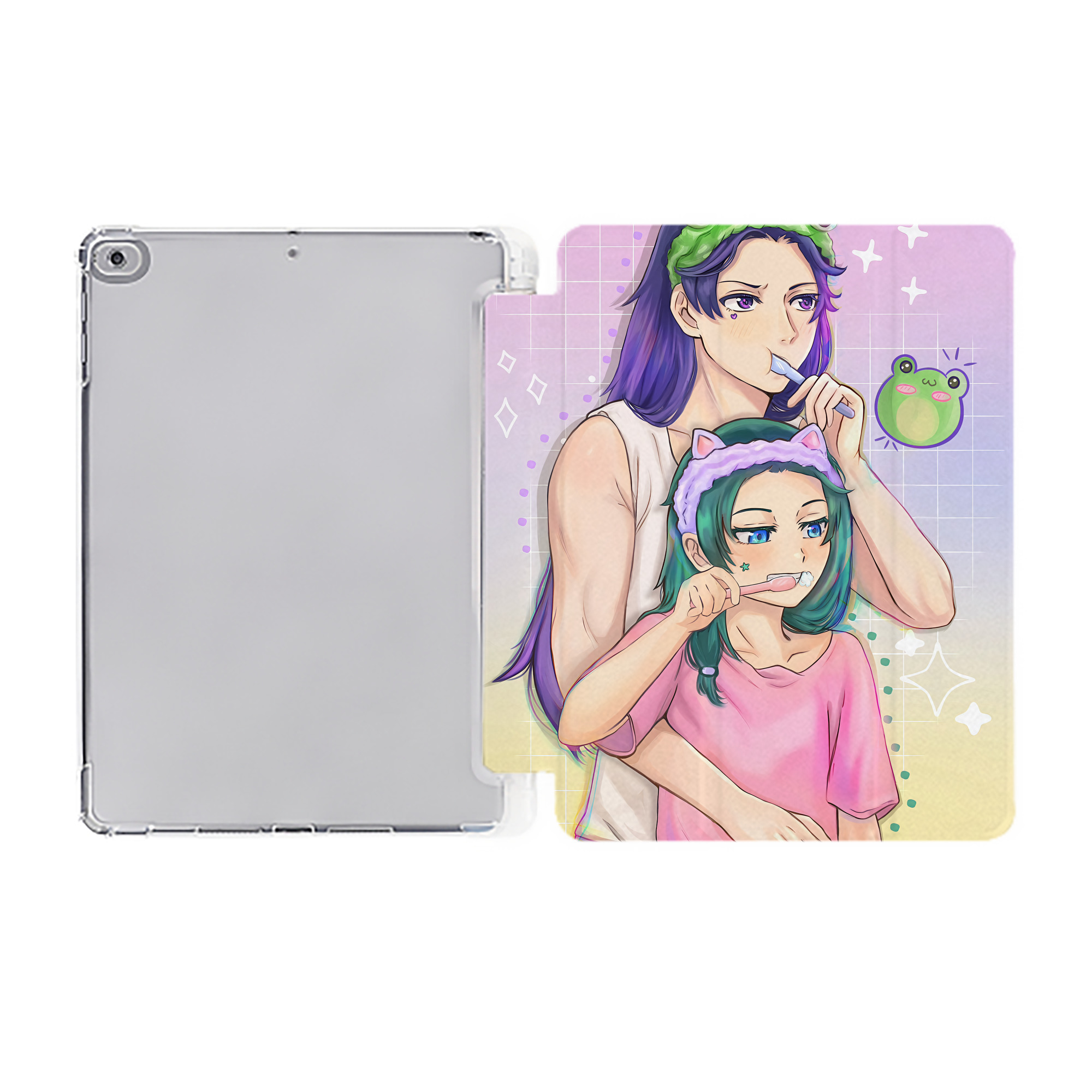 （画像用） 薬屋のひとりごと The Apothecary Diaries IPad ケース ペン収納付き 三つ折りスタンド PUレザー×シリコン 対応機種9.5/10.5/10.9インチ